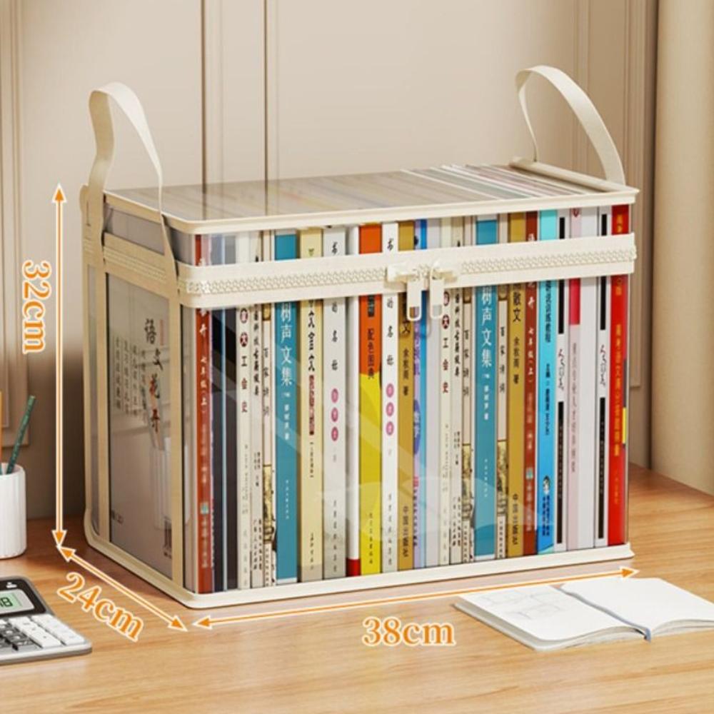 PVC Stuffed Toy Storage Box Large Capacity Plush Toy Storage Bag Portable Doll Organizing Bag Home