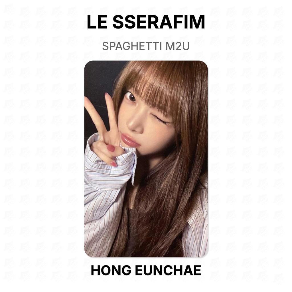 LE SSERAFIM SPAGHETTI M2U Официальная фотокарточка