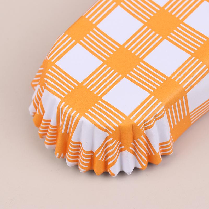 100 шт. Одноразовые вкладыши для кексов Жиростойкие формы для выпечки Антипригарные бумажные формы для выпечки Форма лодочки Бумажные формы для торта Вкладыши для маффинов