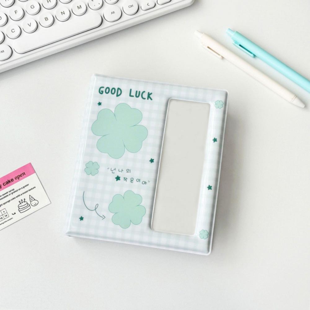 64 кармана держатель для фотоальбома милый мультфильм маленькая карточка коллекционная книга 4 непрерывных альбома письма