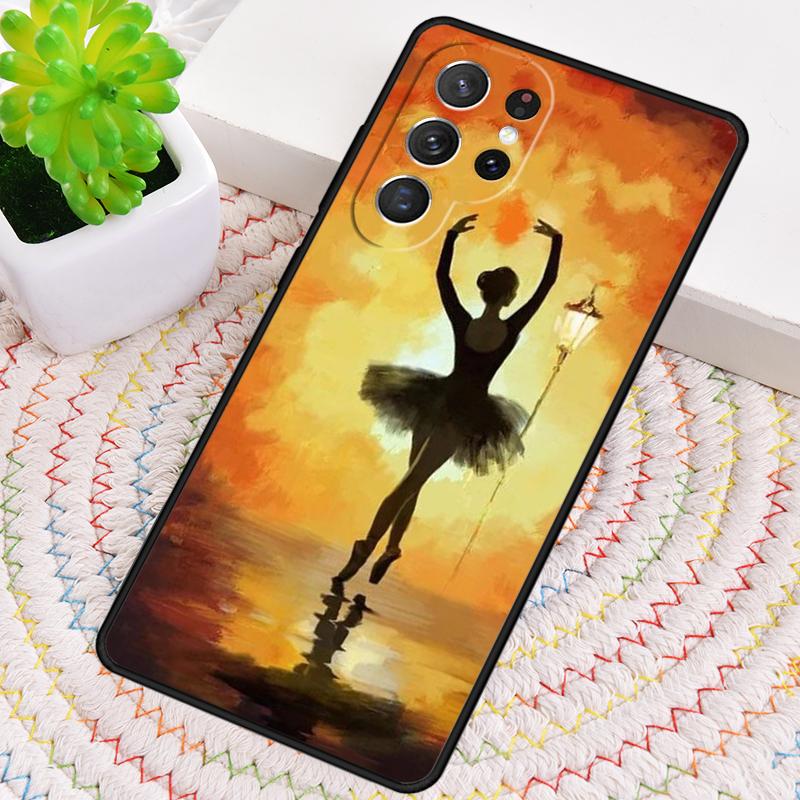 Мягкий чехол для телефона с изображением балерины для Samsung Galaxy note 10 pro S26 Ultra S23 S24 FE S25 S21 S22 PLUS ударопрочный