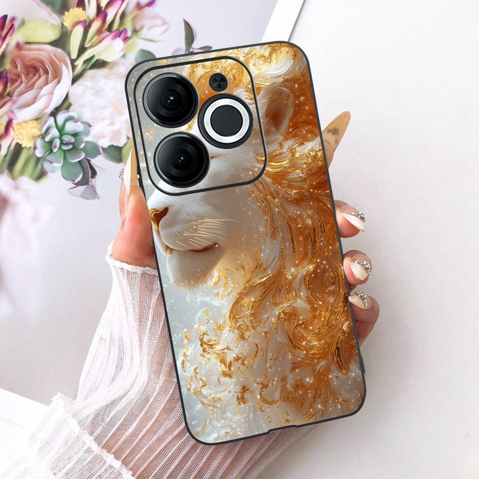 Чехол для ITEL A80 Силиконовый Чехол Милый Кот Модный Забавный Расписной Funda Для ITEL A671L A671LC Корпус Телефона