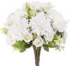 1PC Artificial Rose Flowers Wedding Home Bedroom Decor Bridal Bouquet Garden Fake Silk Dahlia Hydrangeas Vase for Board Outdoors