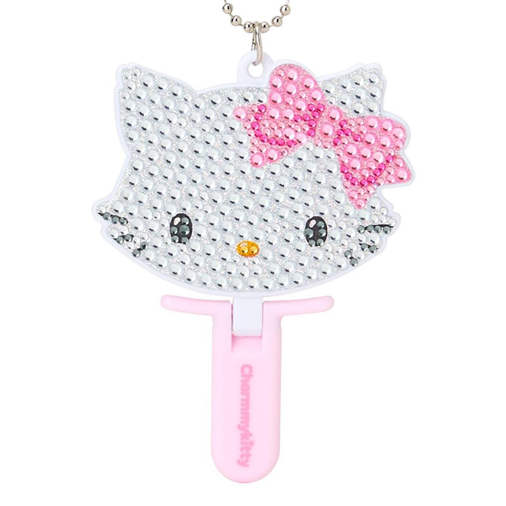 Sanrio Мини-зеркальце-шарм (Кира Деко Миниатюра) Брелок-зеркало Charmy Kitty из АБС-пластика и стали 413178