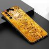 Арт Густав Климт Черный Силиконовый Чехол для Телефона для Samsung Galaxy S23 S21 S20 FE S24 S22 Ultra S10E S10 S9 S8 Plus