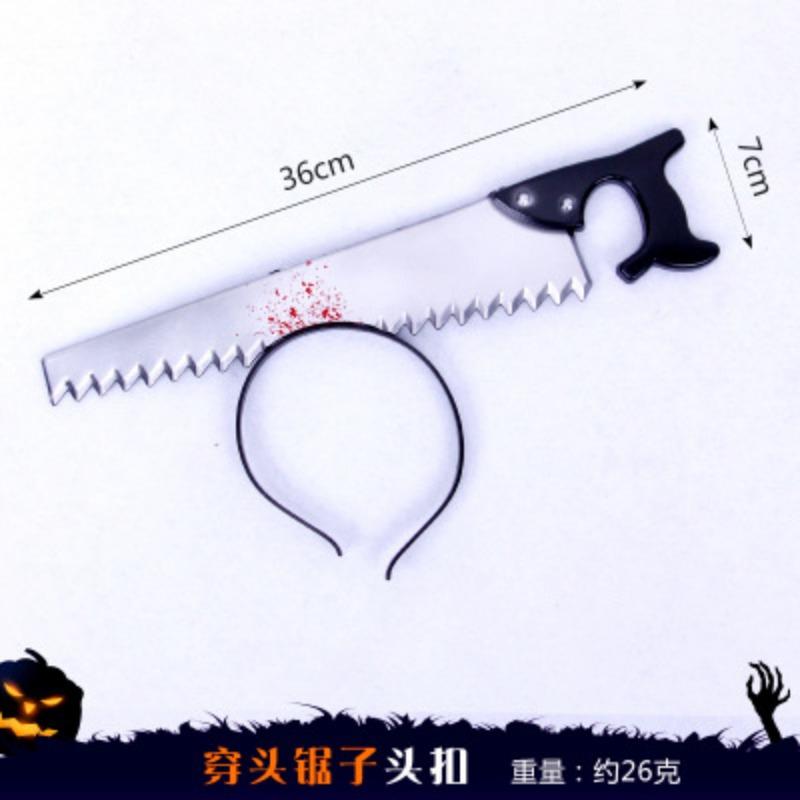 Halloween Horror Costume Accessories Bloody Headbands (Bloody Knife/Syringe/Scissors) Fun Headwear Accessories
