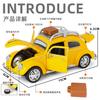 1:32 Volkswagen Beetle 1955 Classic Car Simulation Alloy Model Sound Light Pull Back Toy Car Boy Collection Decoration Gift