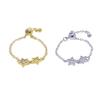 Mini Tassel Chain Link Cute Star Adjustable Ring for Women Girls Lady Resizable Ring With Mini Small Ball Jewelry