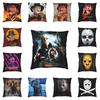 Horror Movie Character Killer Throw Pillow Cover Home Decor 3D Print Halloween Film Cushion Covers For Sofa Bedding Pillowcase