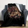 Korn Fish Flannel Blanket Throw Blanket Soft Warm Sofa Bed Camping Home Decor Unique Christmas Gift C926856