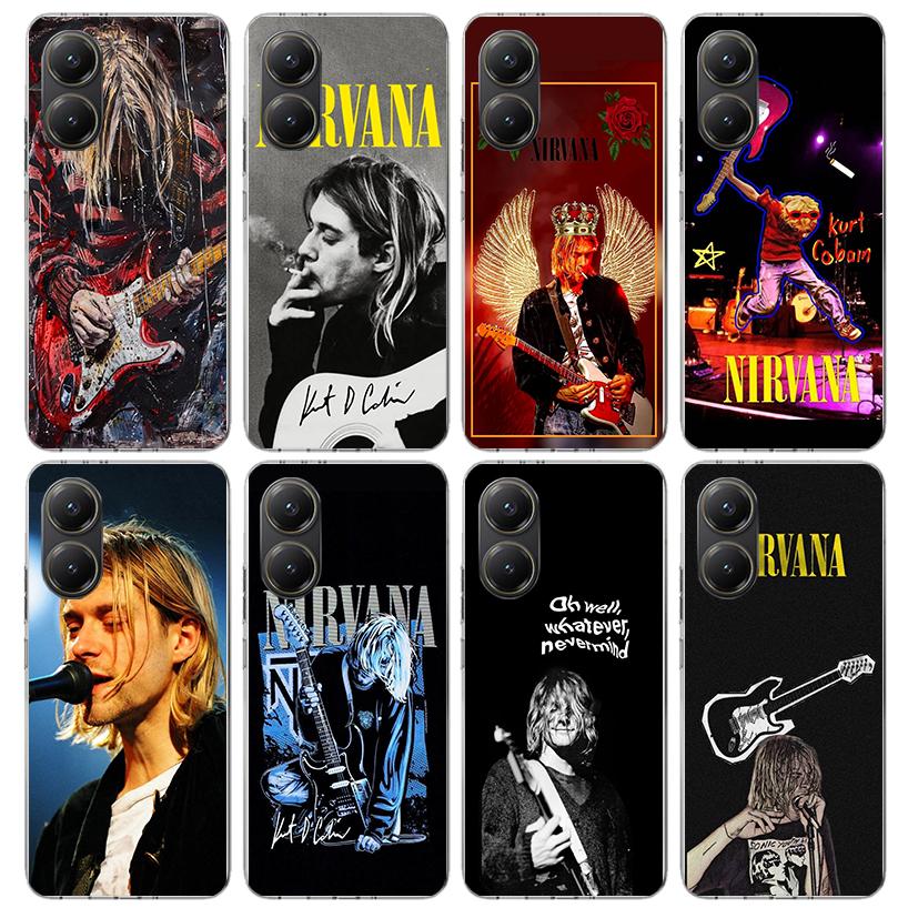 Retro Singer Kurt Cobain Phone Case For Xiaomi Poco X7 X6 X5 Pro F7 Ultra Redmi 15C 15 13 13C 12 12C 10 10A 10C 9 9A 9C 9T Shell