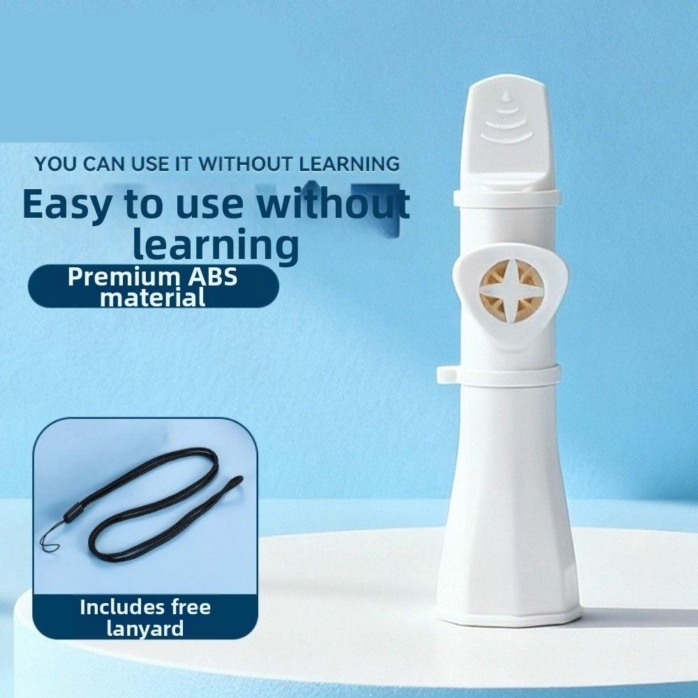 Reusable Kazoo Instrument with Lanyard Musical Whistle Toy Portable Kazoo Flute Music Gift