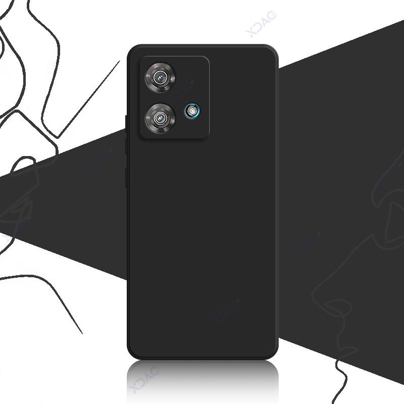 Чехлы для мобильных телефонов Motorola Edge 40 Neo MotoEdge40Neo 5G 6,55" 360 мягкие роскошные квадратные жидкие силиконовые чехлы Shield