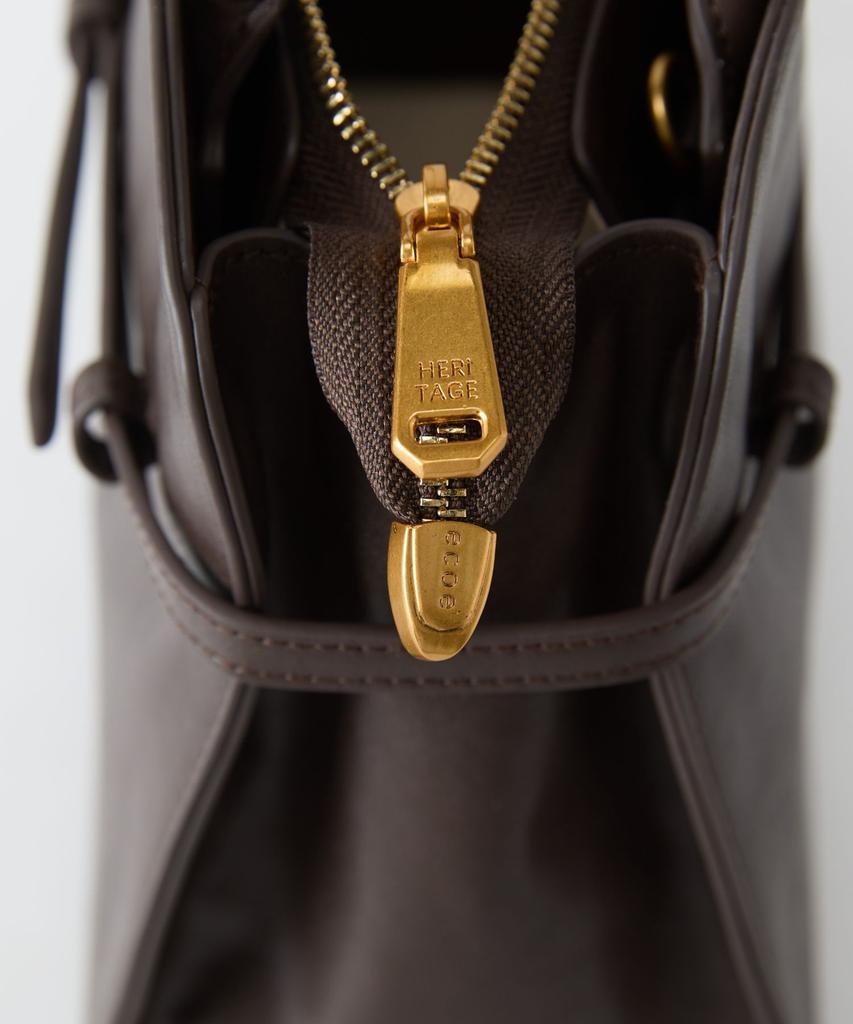 Ecoe E.C.O.E Heritage Buckle Bag - Chestnut Brown