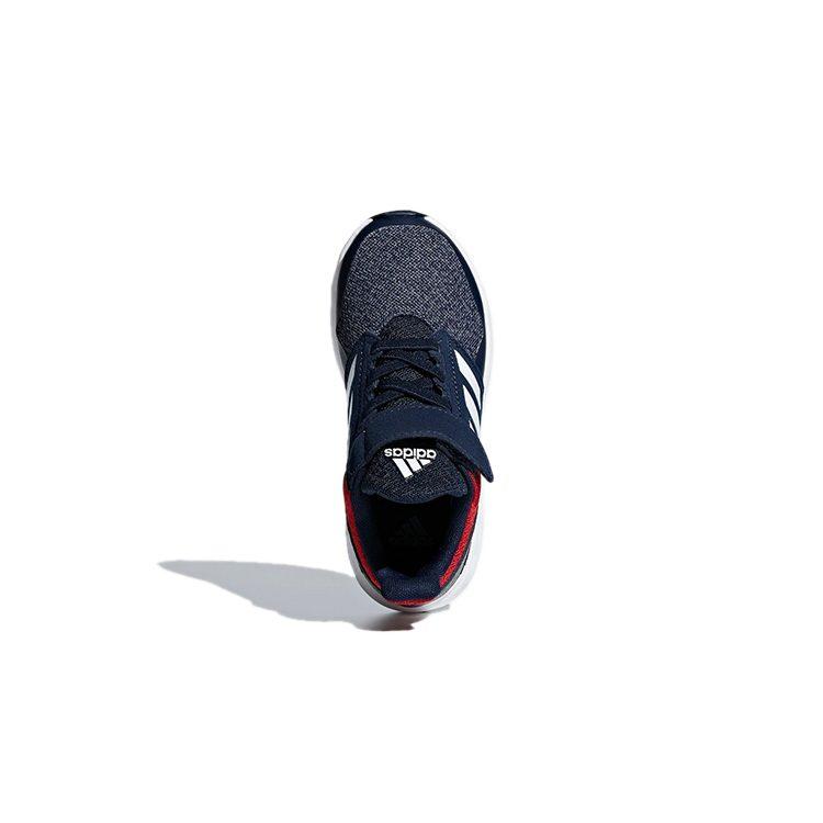 adidas Fortafaito El Fabric Нескользящие Устойчивые к истиранию Низкие Детские Беговые Кроссовки Синий Белый Красный Детские F34122