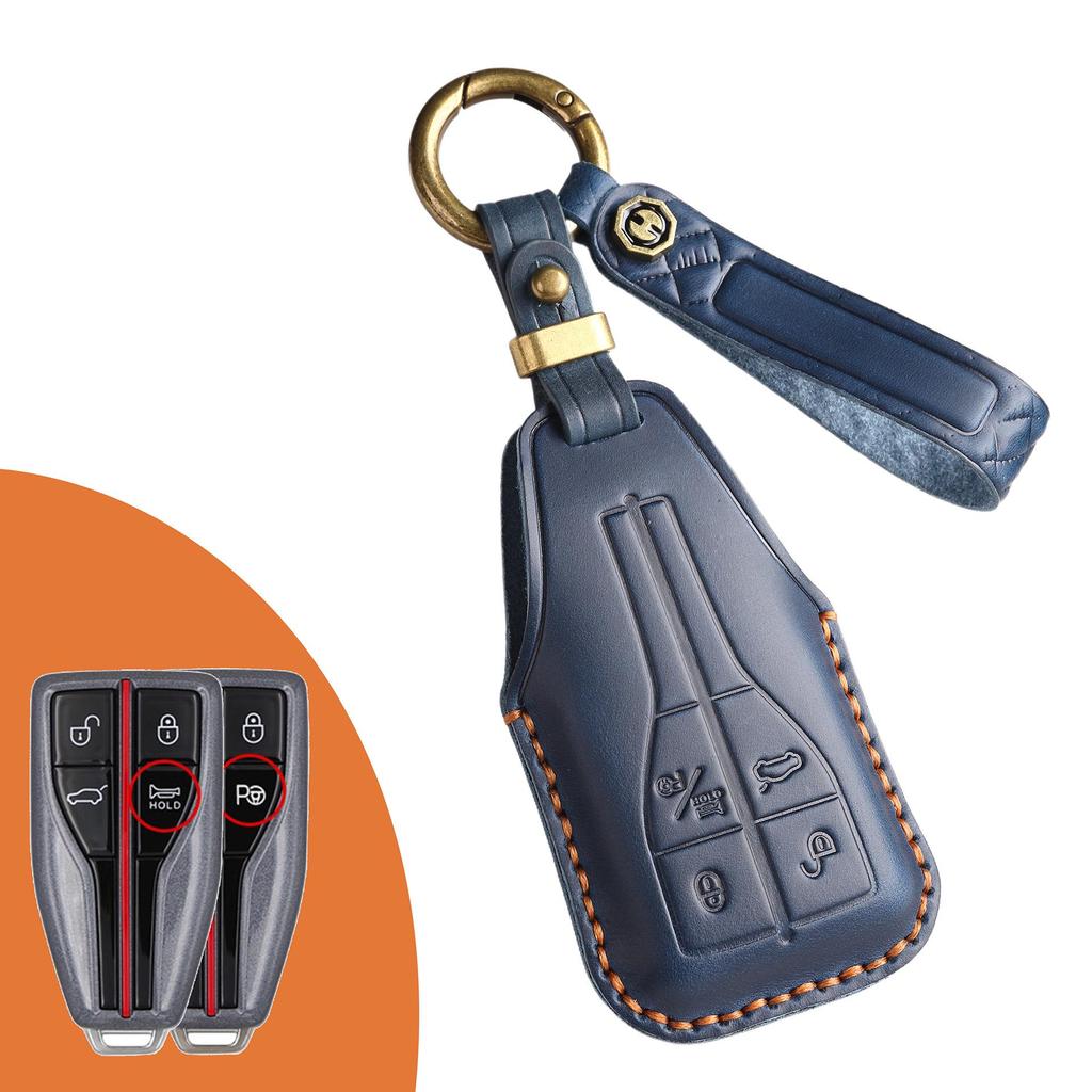Handmade Leather Key Cover for Hongqi H5 H7 H9 HS7 HS9