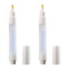 2 Pcs Empty Paint Markers Refillable Painting Pen 5mm Round Head Fillable Paint Marker Clear Acrylic Paint Marker