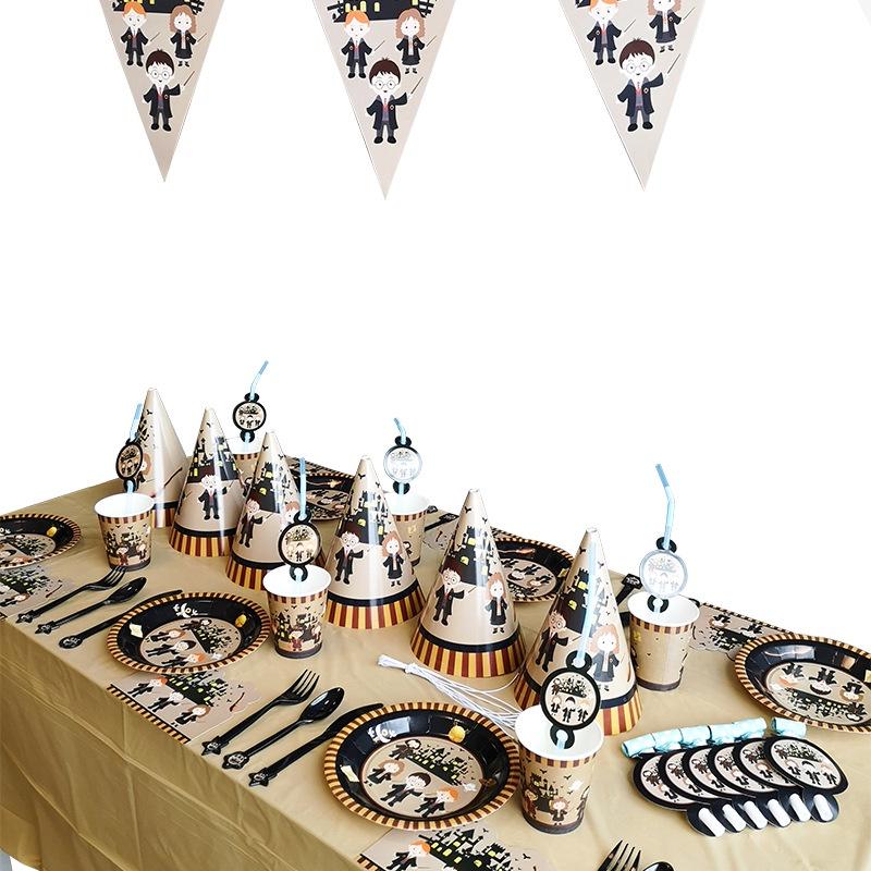 Theme Birthday Decor Party Needs Need Decoration Suit Magician Flag Pulling Wizard