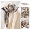 New Wool Silk Scarf for Women Fashionable and Versatile Long Strips  High-end Printed Neck Scarf Exterior