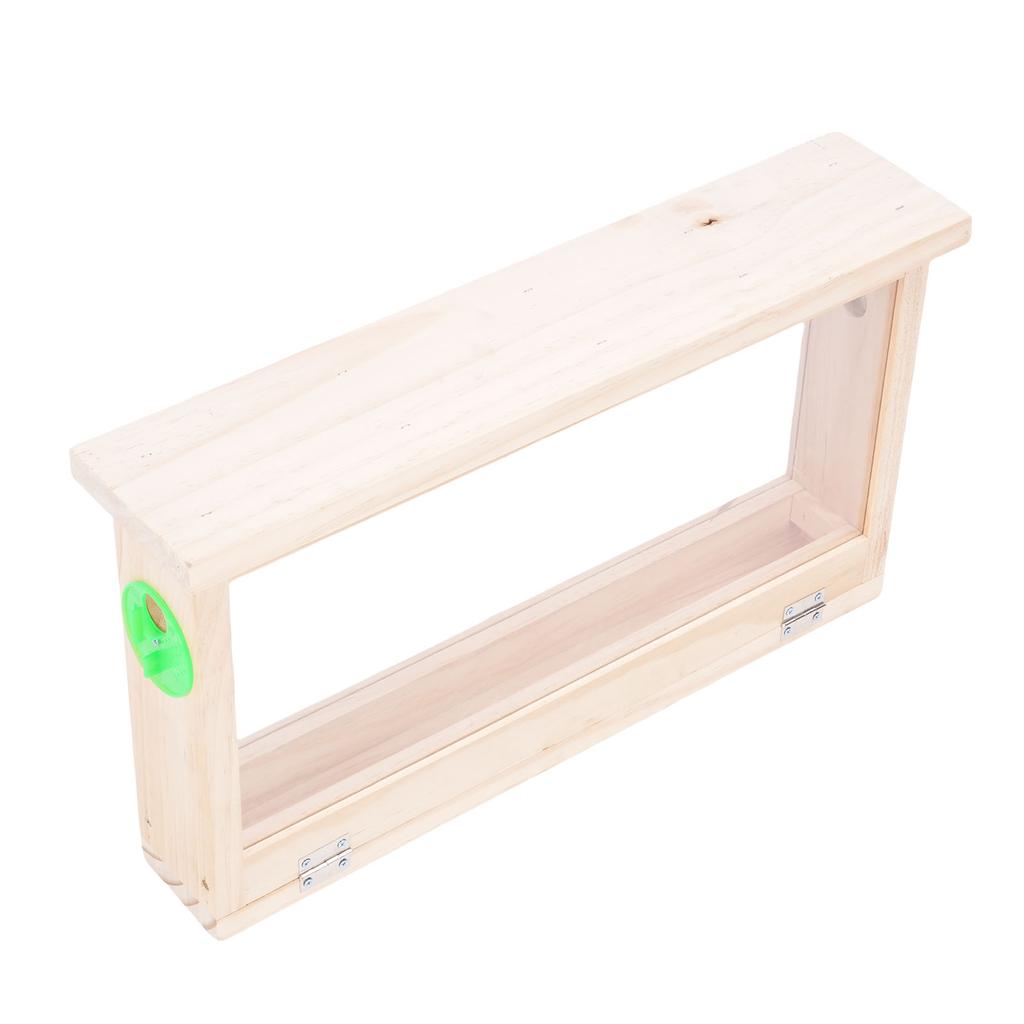 Ящик для разведения пчел, двухсторонняя акриловая доска, деревянный ящик для наблюдения за пчелиным ульем с вентиляционными отверстиями, пчеловодство