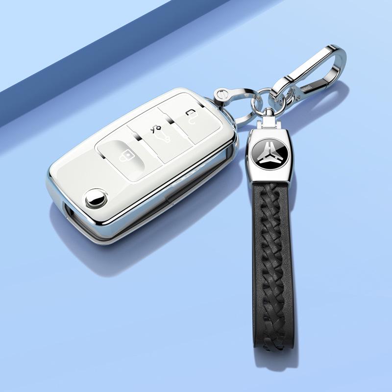 Чехол для ключа Volkswagen для Bora, Sagitar, Lavida, Jetta, Passat, Polo, Tiguan и Golf.