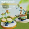 Светящийся джазовый набор барабанов Игрушки Без BPA Музыкальные Монтессори Игрушки Прочный детский набор барабанов Для мальчиков и девочек