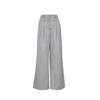 VEROMODA Women's Mid-Waist Pleated Straight-Leg Casual Pants