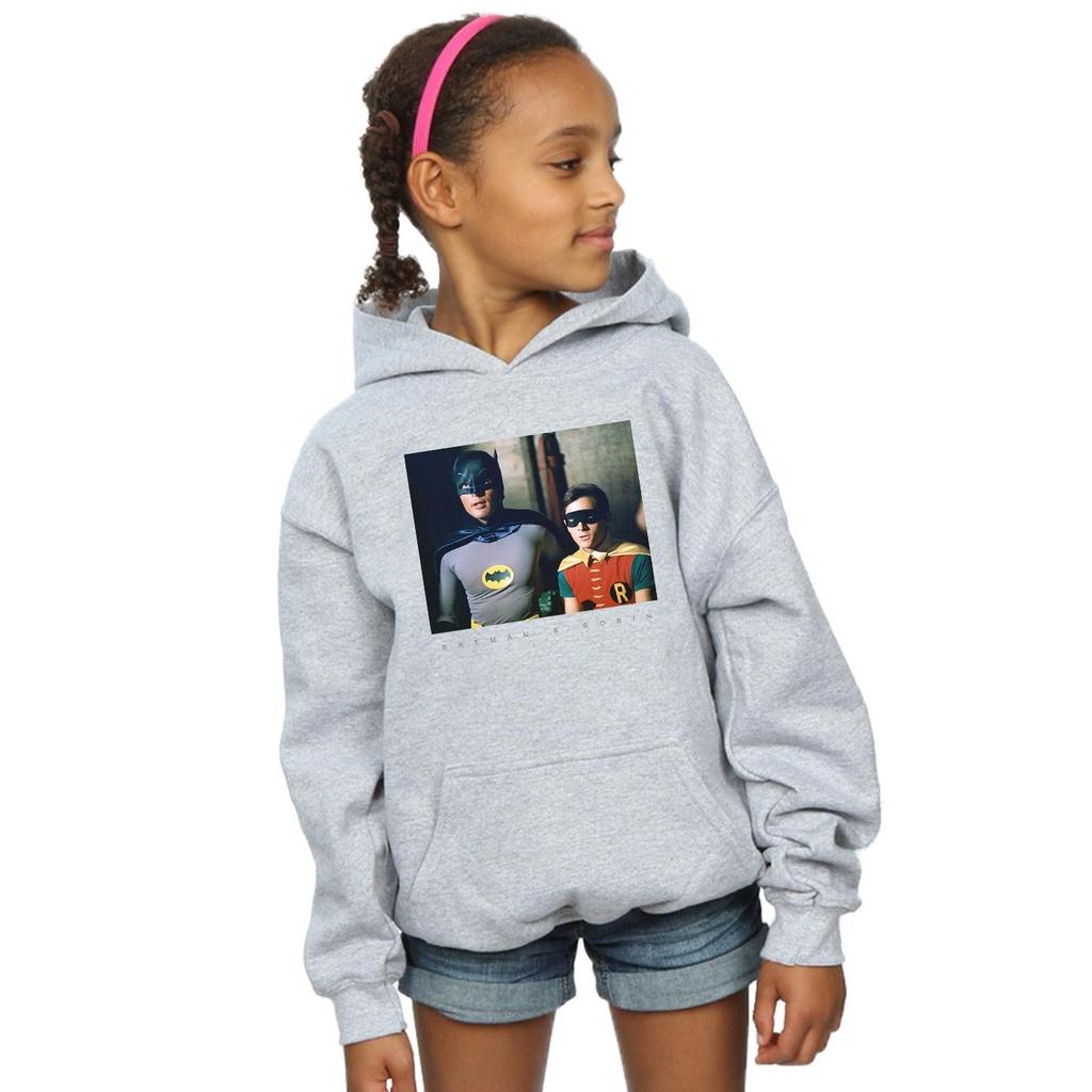 DC Comics Girls Batman TV Series Dynamic Duo Photograph Hoodie