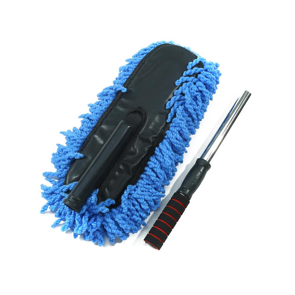 Car Washing Mop Scalable Handle Dust Remover Wax Brush Microfiber Auto Cleaning Kit Soft Hair Duster Brushes Wash Tool