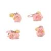 Resin Pink Pig Pendant Charms 3D Key Chain Mini Cartoon Key Chain  Key Ring Ornaments