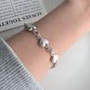 Xiaomi 100% Solid 925 Sterling Silver Metal Bracelet for Women Vintage Handmade Simple Heart Beads Bracelet Birthday Gift Party