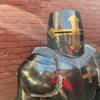 Medieval Templar Knight Armor Suit | Armor Gauntlets | Halloween Cosplay Accessories | Halloween Role Play Costume ~ Larp Armor Stee