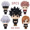 7-9 см Аниме Фигурка Jujutsu Kaisen Итадори Юдзи Годзё Сатору Фусигуро Мэгуми Кугисаки Кавайная Игрушка Украшение для Машины ПВХ Модель Подарок