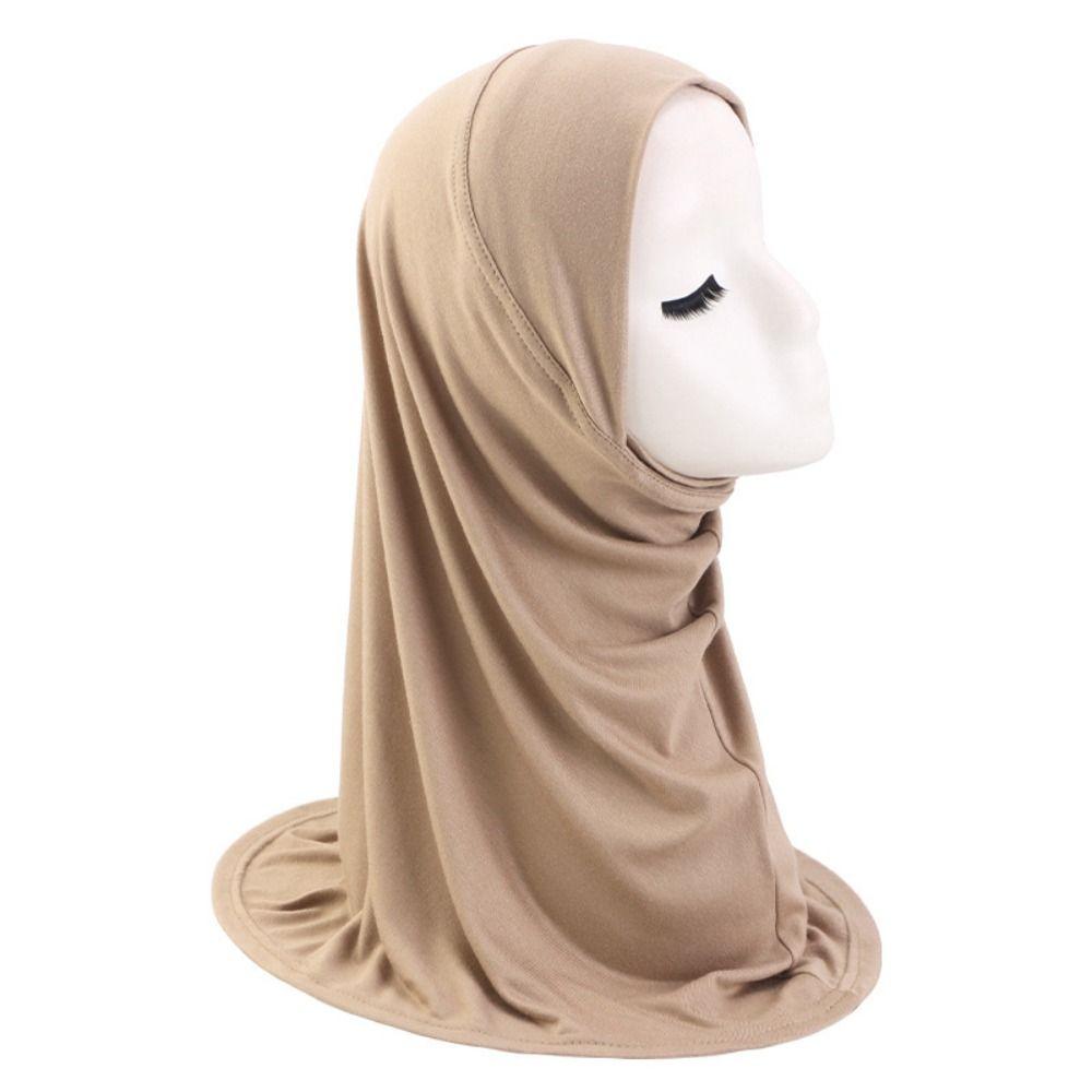 Modal Cotton Islamic Headscarf Rayon Cotton Turban Headband Turbans Muslim Hijab  For Women