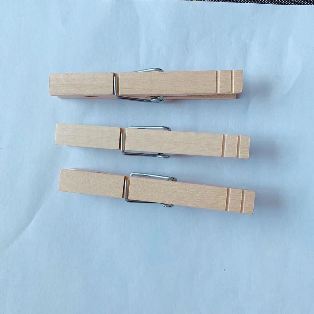 Большие деревянные прищепки, упаковка из 24 штук, и влагостойкие прищепки, деревянные прищепки для одежды, прочный захват, сушка белья на бельевой веревке, зажимы для сумок