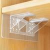 4Pcs Self Adhesive Shelf Support Punch Free Shelf Pegs Strong Load-bearing Easy Installation Cabinet Bookshelf Shelf Support