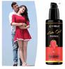 MaxBella Water-Based, Strawberry Flavour Lube | Stain Free, Warming Lubricant  (50 Ml)