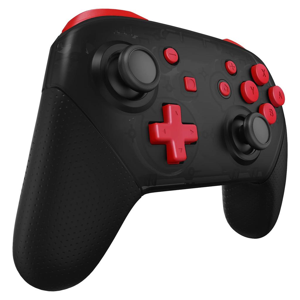 Полный набор кнопок для eXtremeRate switch pro ABXY ZR ZL LR кнопки для pro controller switch контроллер в комплект не входит контроллер, D-pad - [Passion Red]