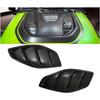 Automotive Hood Dome Louvers Air Inlet Vent Outlet Bezel Sticker For JK 2007-2017 ABS Seamlessly Installation Process