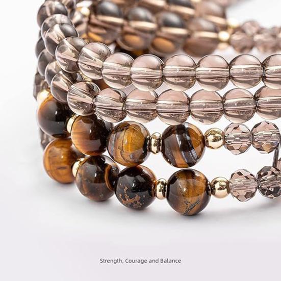 Натуральный камень искусственный кристалл держатель для карт регулируемый ID шнурок женский ручной работы бисер