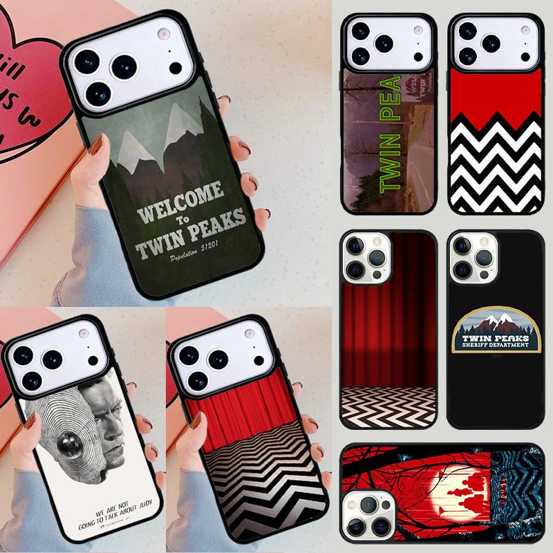 TV Series Twin Peaks Dale Cooper Phone Case For iPhone 17 Air 14 15 13 12 Max Cover For Apple 16e 11 Pro Max Plus Coque
