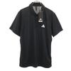 Unused Adidas Training Short Sleeve Polo Shirt M Black Men's Used