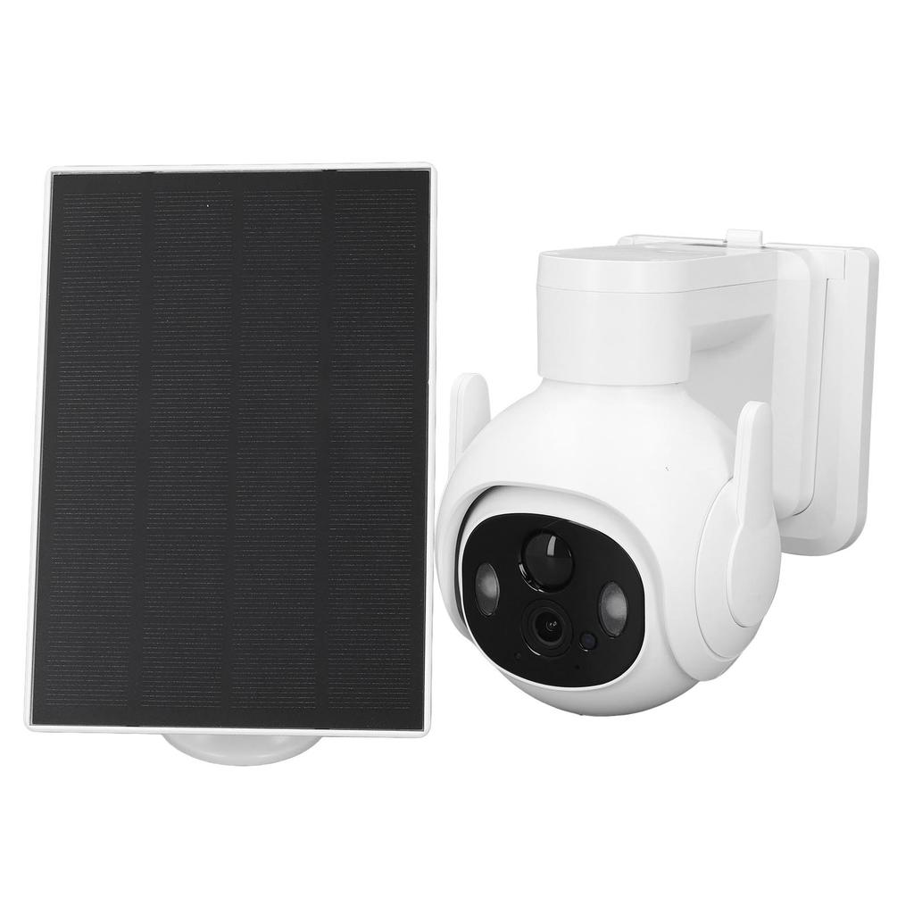 2K Solar Outdoor Security Camera 3MP with 3.5W Solar Panel AI Motion Detection Color Night Vision