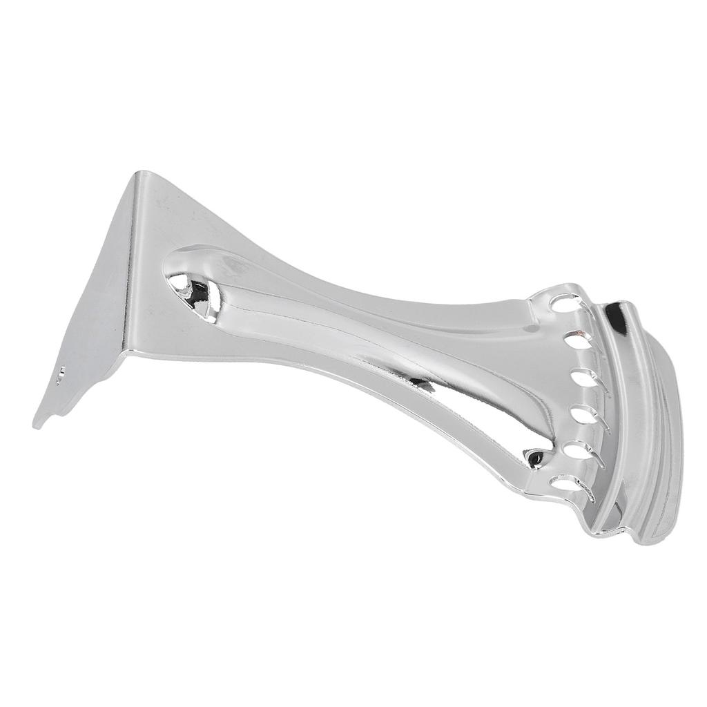 Guitar Tailpiece Metal Material Silver Color 6 String Bridge Accessories with Mounting Screw
