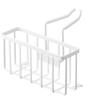 Yamazaki Tower Faucet Storage Holder, White, Approx. W20.3 X D18.5 X H14cm, for Sinks, Small Item Storage, Sponge Holder, 5639