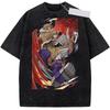 My Hero Academia Anime Hawks Mirko Manga Printed T-shirt Vintage Washed Oversized Men Women Clothing Cotton Short Sleeve Tees
