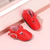 1 Pair 2.8*1.2cm Multicolor PU Leather Play House Change Clothes Game Doll Shoes Dolls Accessories
