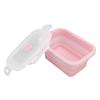 2PCS Collapsible Design Lunch Storage Container Silicone Refrigerator Storage Box  For Office