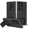For Samsung S25 Ultra Fashion Slide Lens Stand Case for Samsung Galaxy S25 Ultra S22 S23 S24 Plus FE 5G Cover