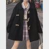 2022 Mid-Length Woolen Duffle Coat for Female Students, Japanese Style, Autumn/Winter